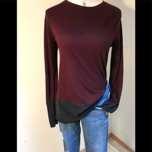 Vince EUC worn once color block drapey top